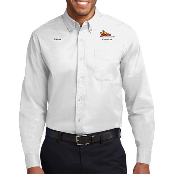 Committee Men's Long Sleeve Easy Care Shirt - LC Stack Committee