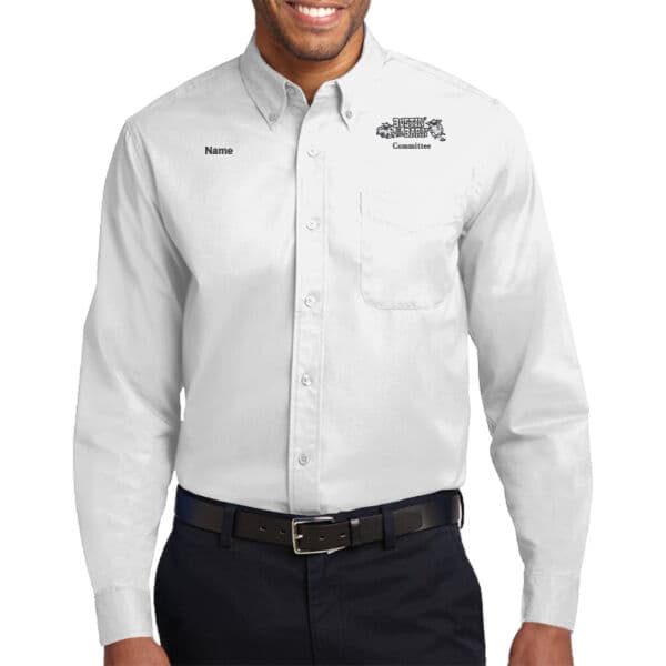 Committee Men's Long Sleeve Easy Care Shirt - LC Bustin In the Barn